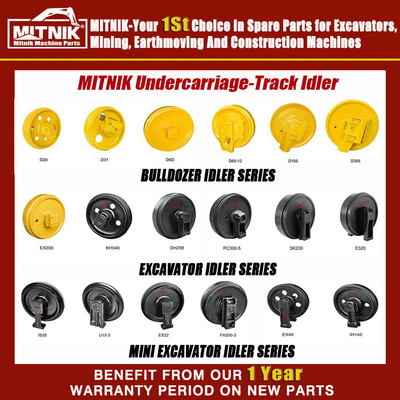 8-12mm Hardness Depth Hitachi Mini Excavator Idler EX60-5 with 2 YEARS After Service