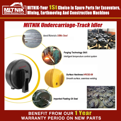 8-12mm Hardness Depth Hitachi Mini Excavator Idler EX60-5 with 2 YEARS After Service